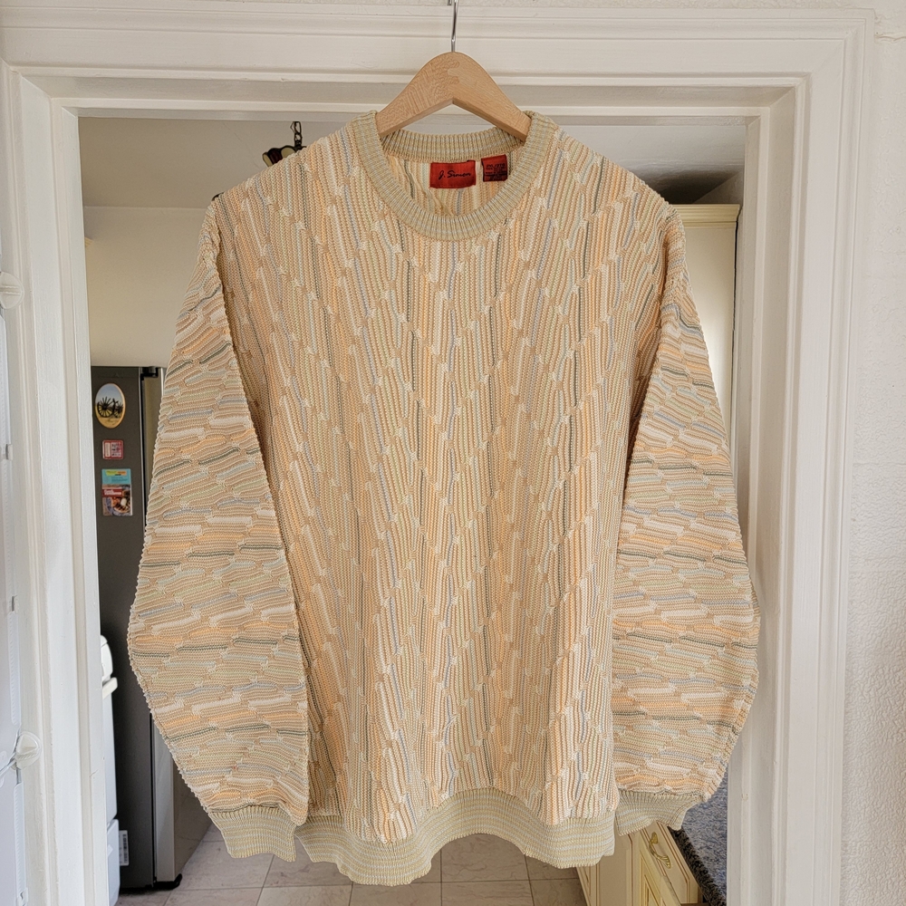 NWOT J Simon Coogi Style Soft Colorway Sweater